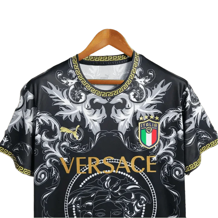Italy Versace Jersey Black - Special Kit | GoatKits Store