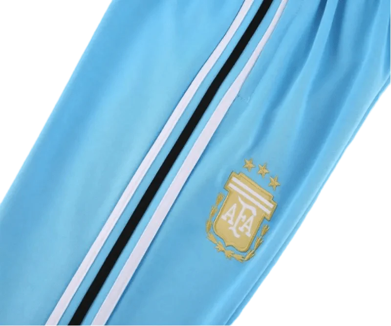 2024 Argentina Blue Full Zipper Jacket + Long Pants