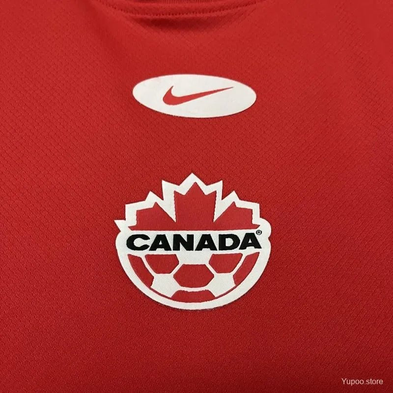 2024 Canada Soccer Jersey Home - Fan Version