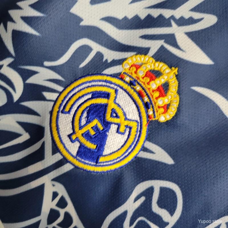 Los Blancos Dragon Jersey Blue and White Edition