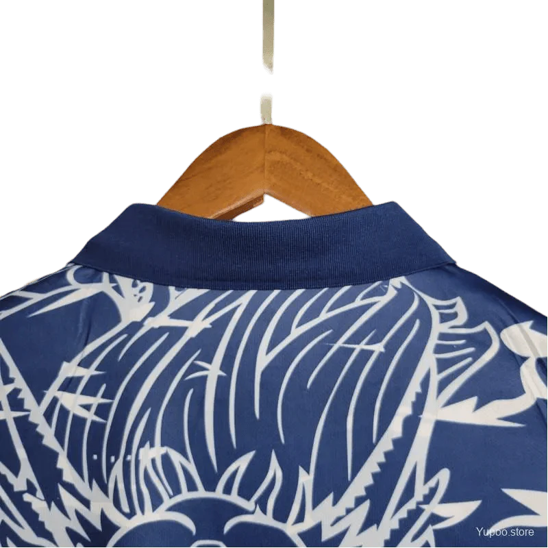 Los Blancos Dragon Jersey Blue and White Edition