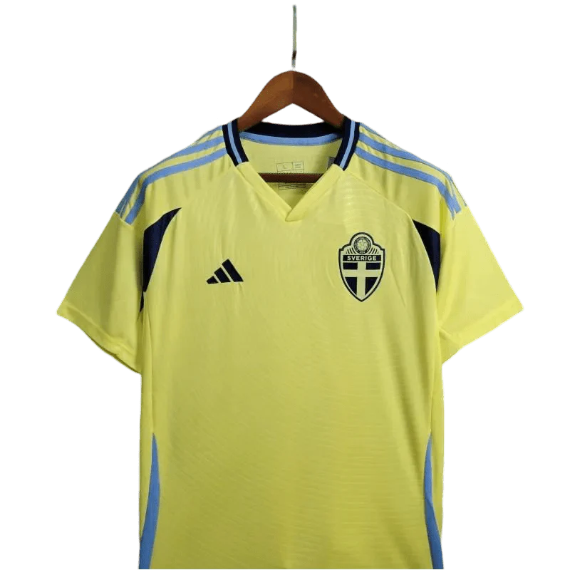 2024 Sweden Soccer Jersey Home - Fan Version