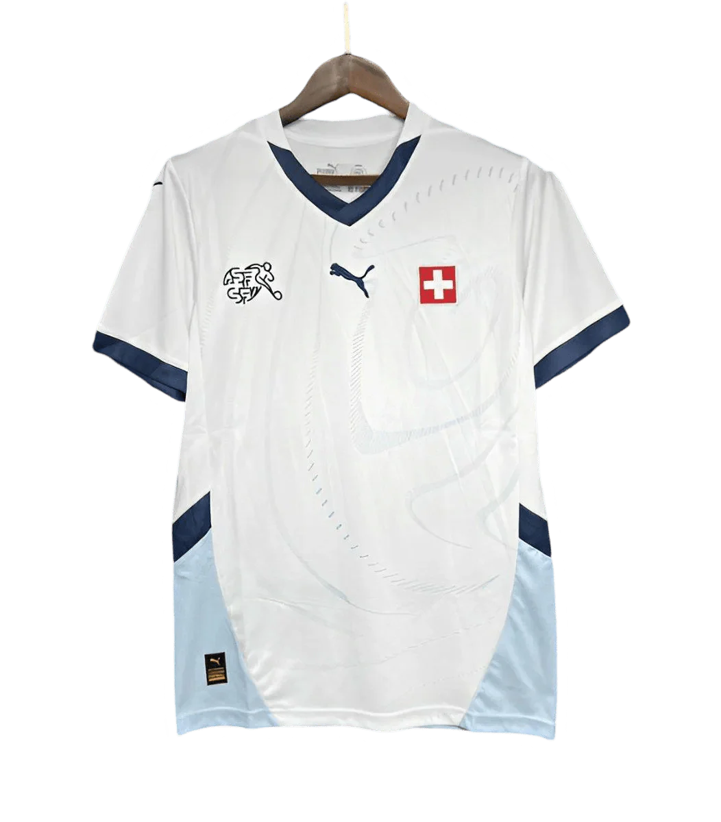 2024 Switzerland Soccer Jersey Away - Fan Version