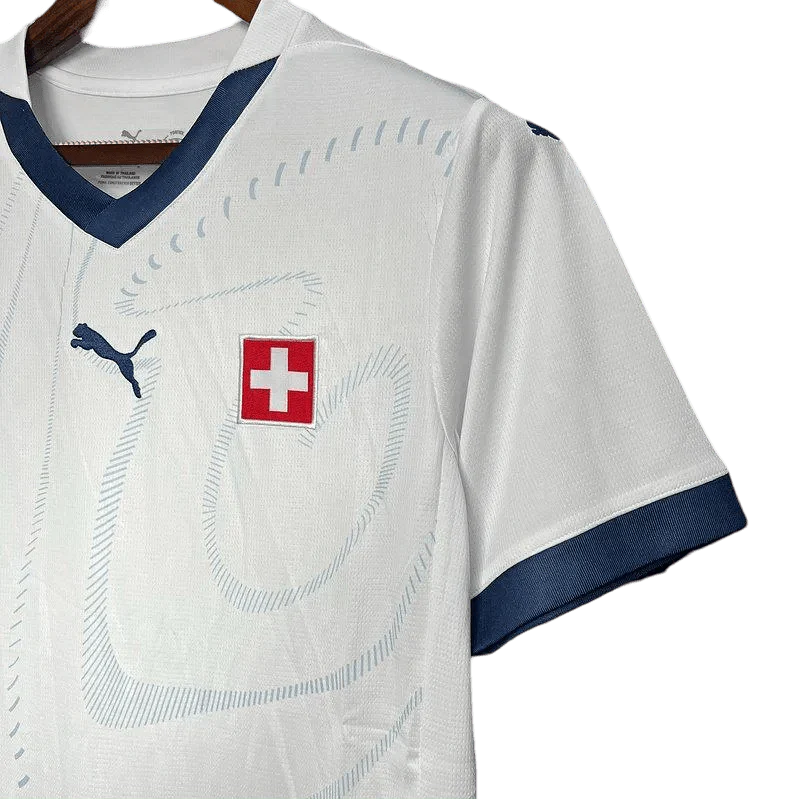 2024 Switzerland Soccer Jersey Away - Fan Version