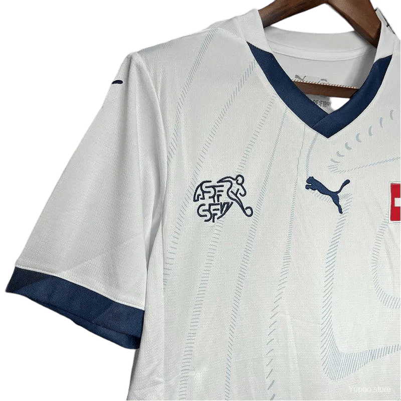 2024 Switzerland Soccer Jersey Away - Fan Version