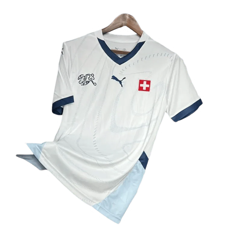 2024 Switzerland Soccer Jersey Away - Fan Version