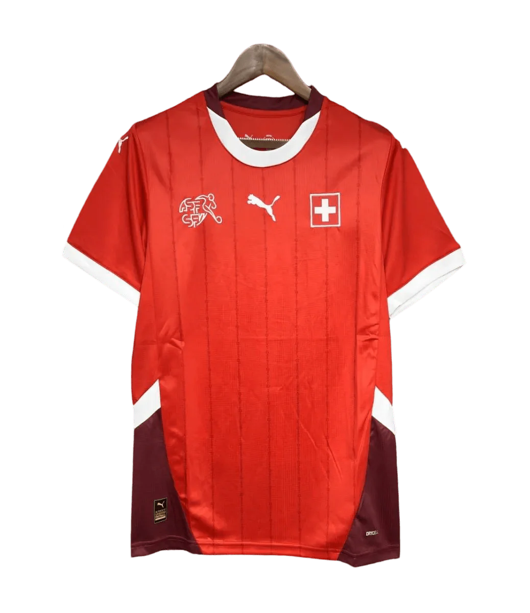 2024 Switzerland Soccer Jersey Home - Fan Version