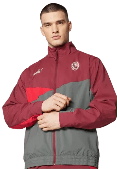 2024/2025 AC Milan Football Tracksuit Red Grey