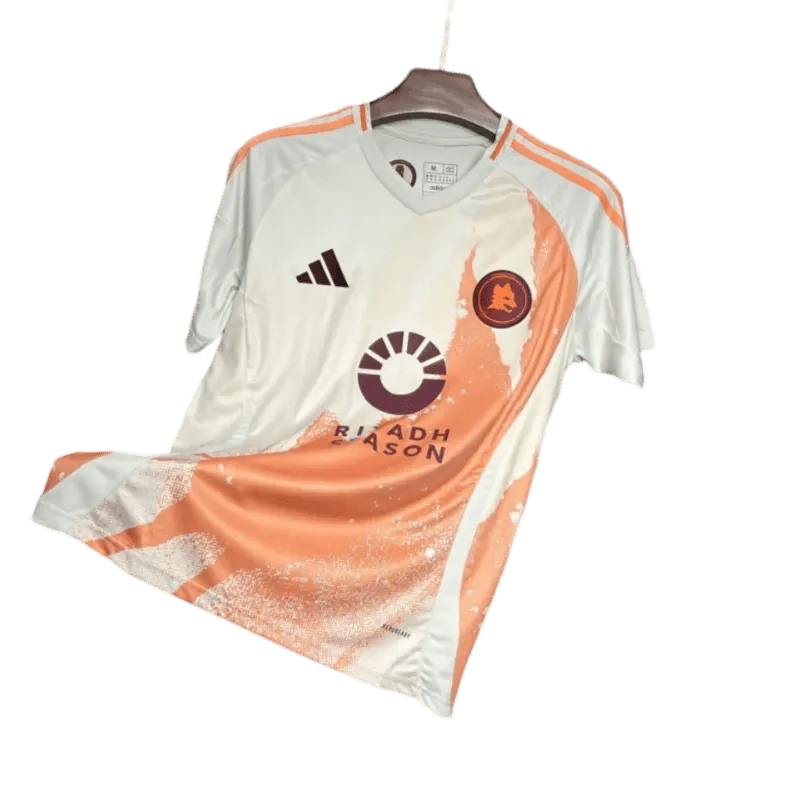 AS Roma Away Jersey 2024/25 Fan Version Orange White