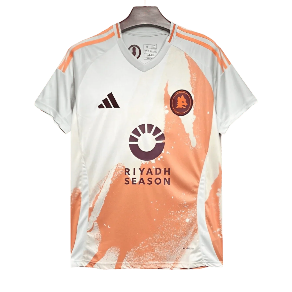 AS Roma Away Jersey 2024/25 Fan Version Orange White