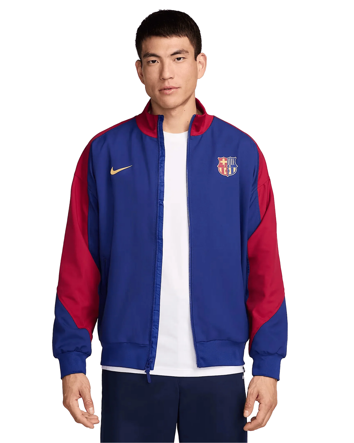 2024/2025 Barcelona Blue & Red Full Zipper Jacket + Long Pants