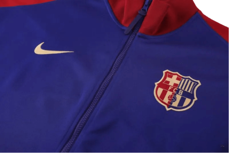 2024/2025 Barcelona Blue & Red Full Zipper Jacket + Long Pants