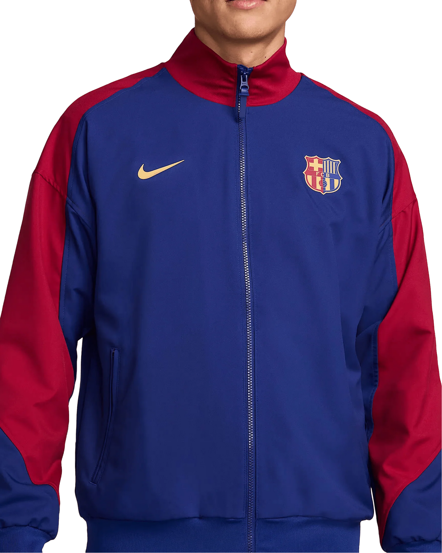 2024/2025 Barcelona Blue & Red Full Zipper Jacket + Long Pants