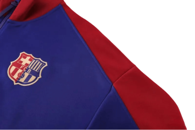 2024/2025 Barcelona Blue & Red Full Zipper Jacket + Long Pants