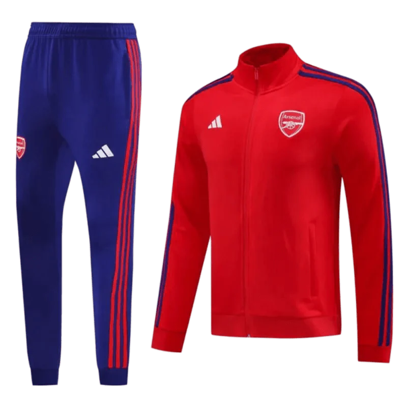 2024/2025 Highburry Red Full Zipper Jacket + Long Pants