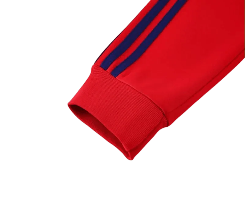 2024/2025 Highburry Red Full Zipper Jacket + Long Pants