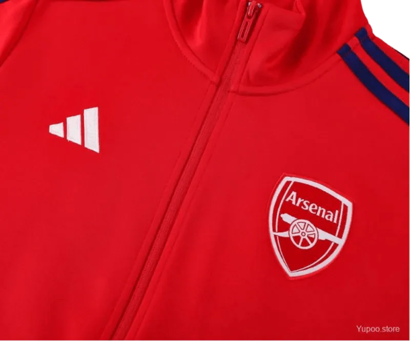 2024/2025 Highburry Red Full Zipper Jacket + Long Pants