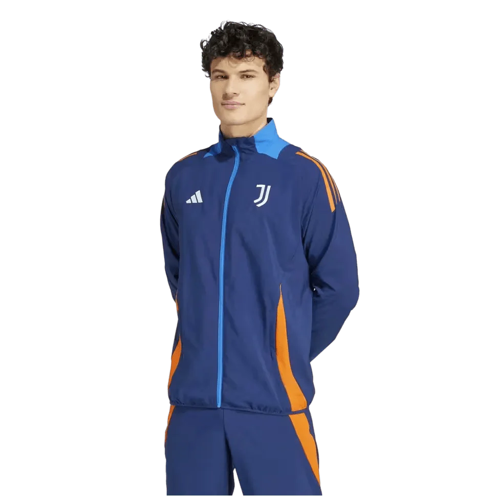 2024/2025 Juventus Blue Full Zipper Jacket + Long Pants