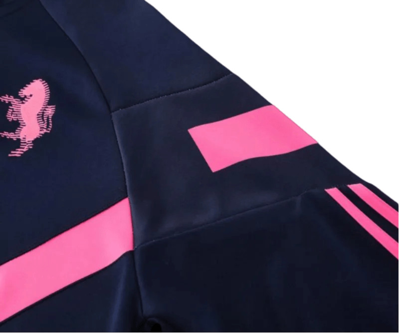 2024/2025 Juventus Navy Full Zipper Jacket + Long Pants