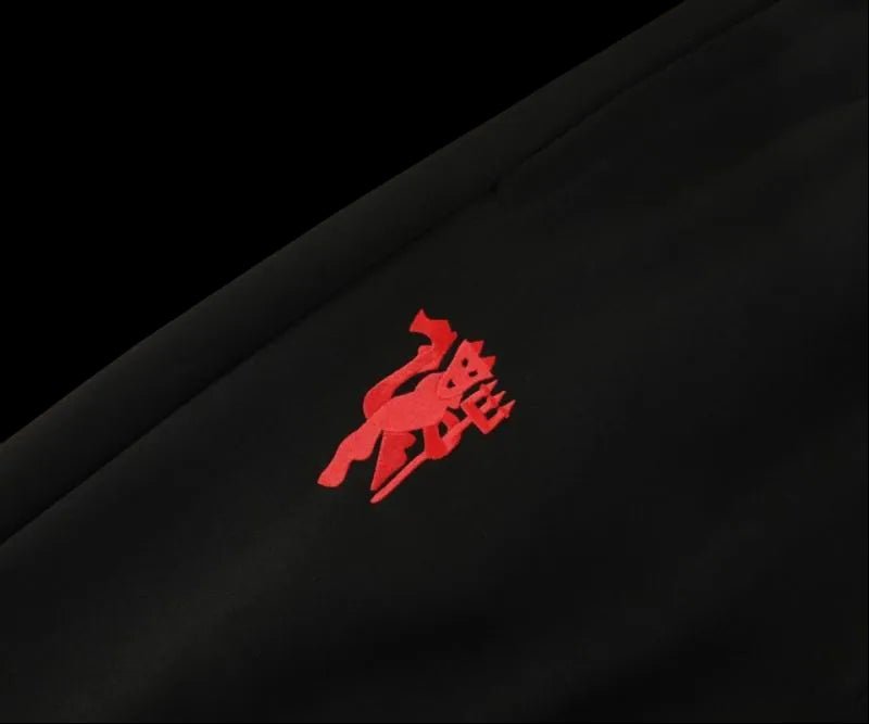 2024/2025 Newton Heath Black Full Zipper Jacket + Long Pants