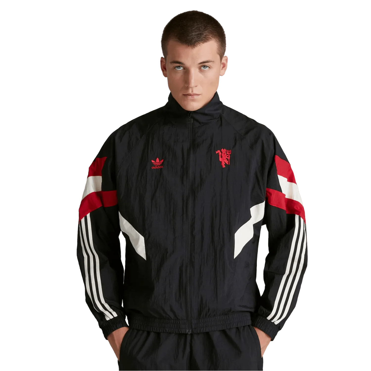 2024/2025 Newton Heath Black Full Zipper Jacket + Long Pants