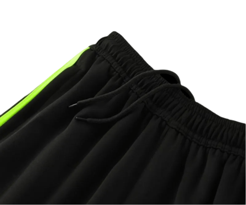 2024/2025 Newton Heath Black & Green Full Zipper Jacket + Long Pants