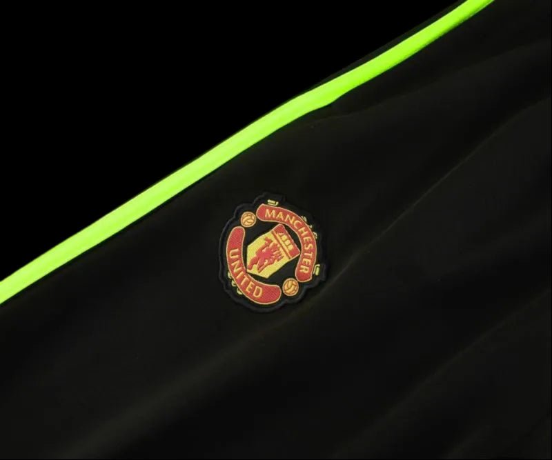 2024/2025 Newton Heath Black & Green Full Zipper Jacket + Long Pants