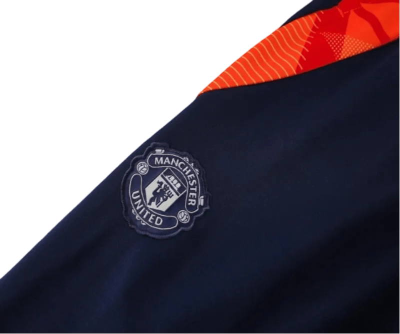 2024/2025 Newton Heath Navy & Orange Full Zipper Jacket + Long Pants