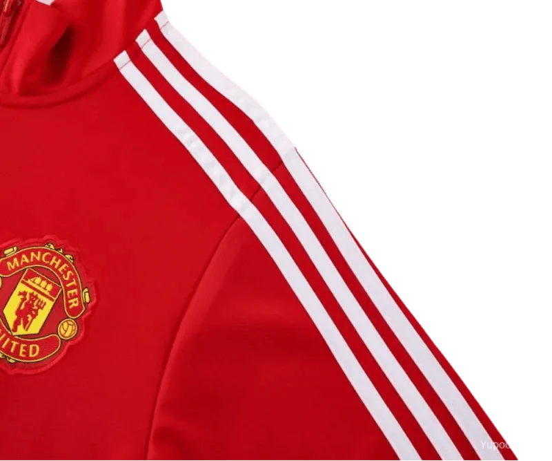 2024/2025 Newton Heath Red Full Zipper Jacket + Long Pants