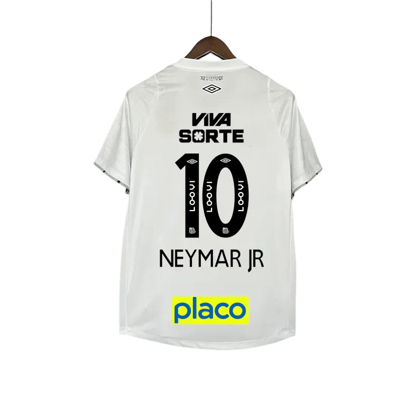 2024/2025 Neymar Santos Jersey Home Kit - Fan Version