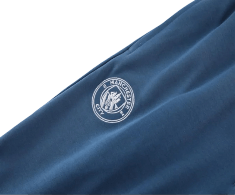 2024/2025 Sky Blues Light Blue Hoodie Full Zipper Jacket + Long Pants