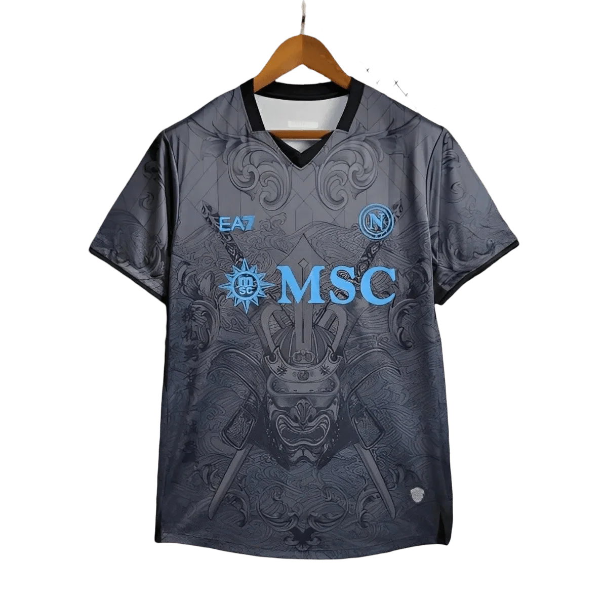 Napoli Third Jersey 2024/25 Black Fan Version Samurai
