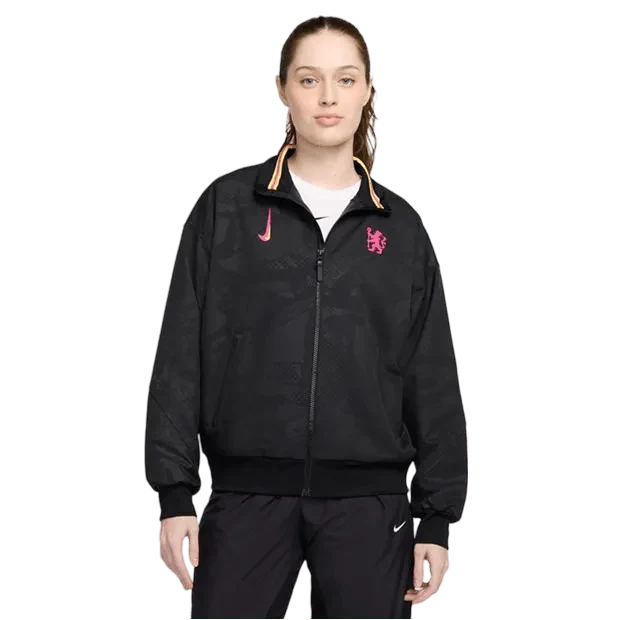 2024/2025 The Blues Black Full Zipper Jacket + Long Pants