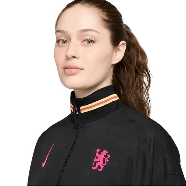 2024/2025 The Blues Black Full Zipper Jacket + Long Pants