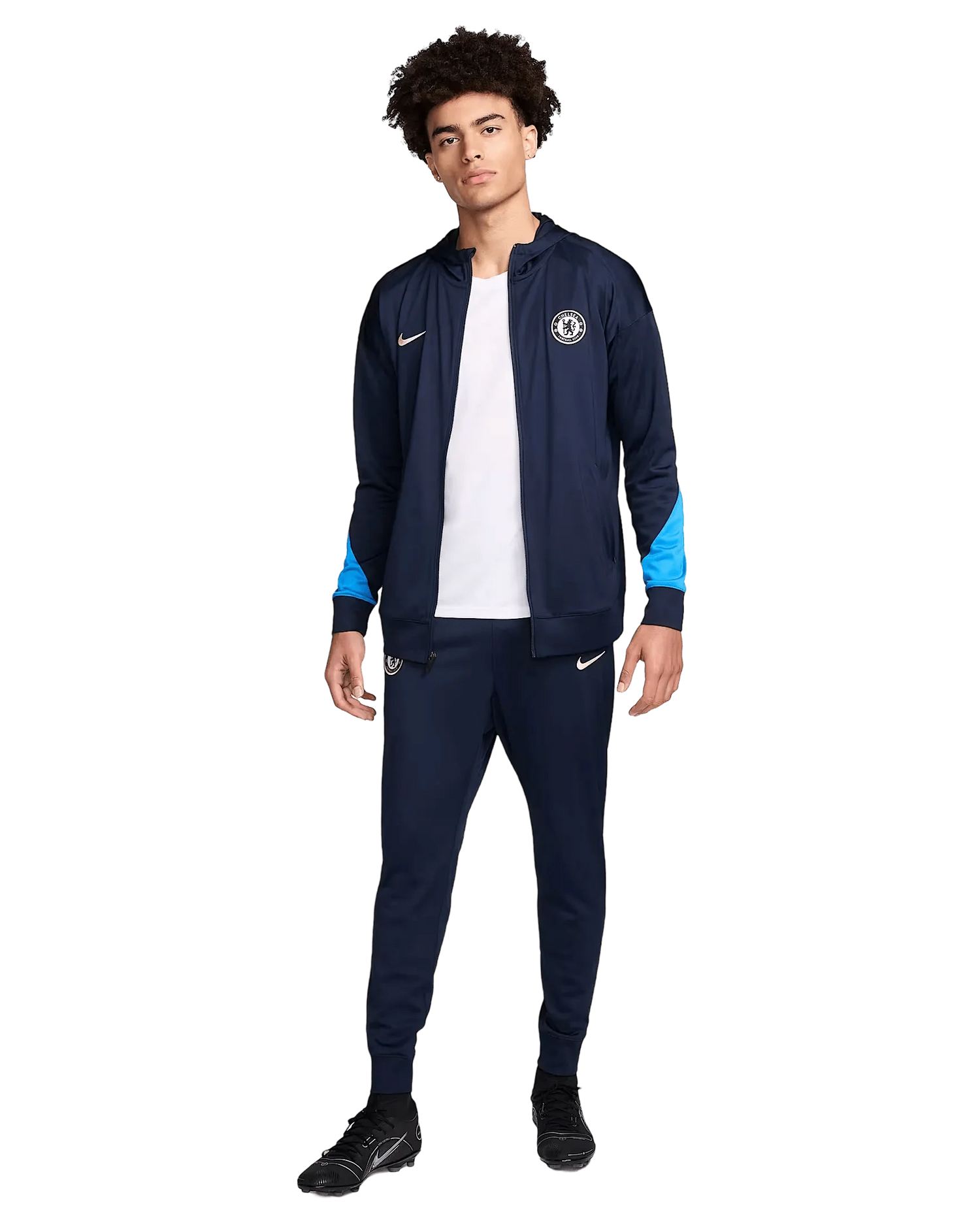2024/2025 The Blues Blue Full Zipper Jacket + Long Pants
