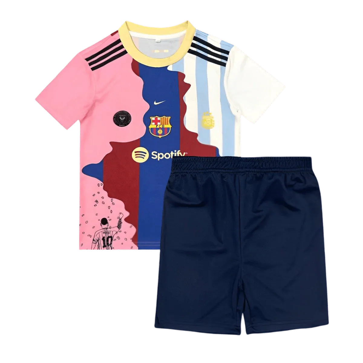 2025 All Club Messi Youth Jersey Career