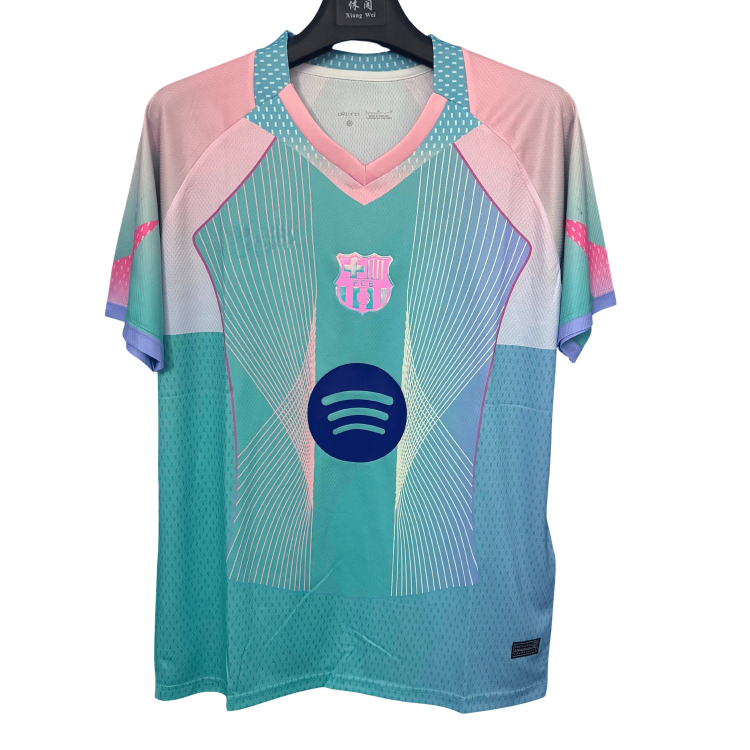 2025 Barcelona Blue & Pink Special Jersey - Fan Version