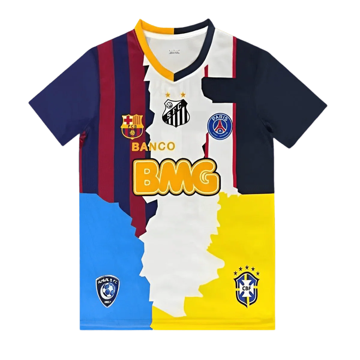 2025 Neymar All Club Mix Jersey - Fan Version