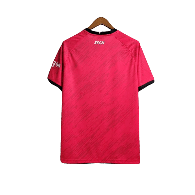 23-24 Napoli Face Game Lozano Red Kit - Fan version