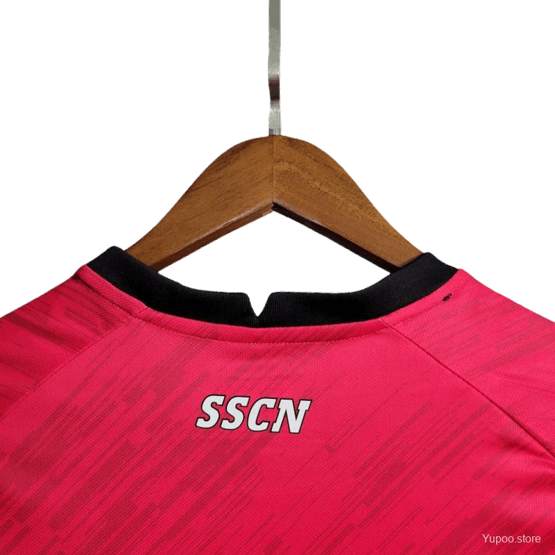 23-24 Napoli Face Game Lozano Red Kit - Fan version