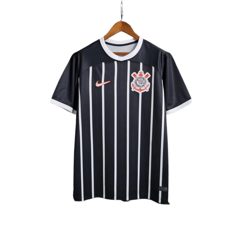 Corinthians Jersey Away 23/24 Kit Fan Version Black
