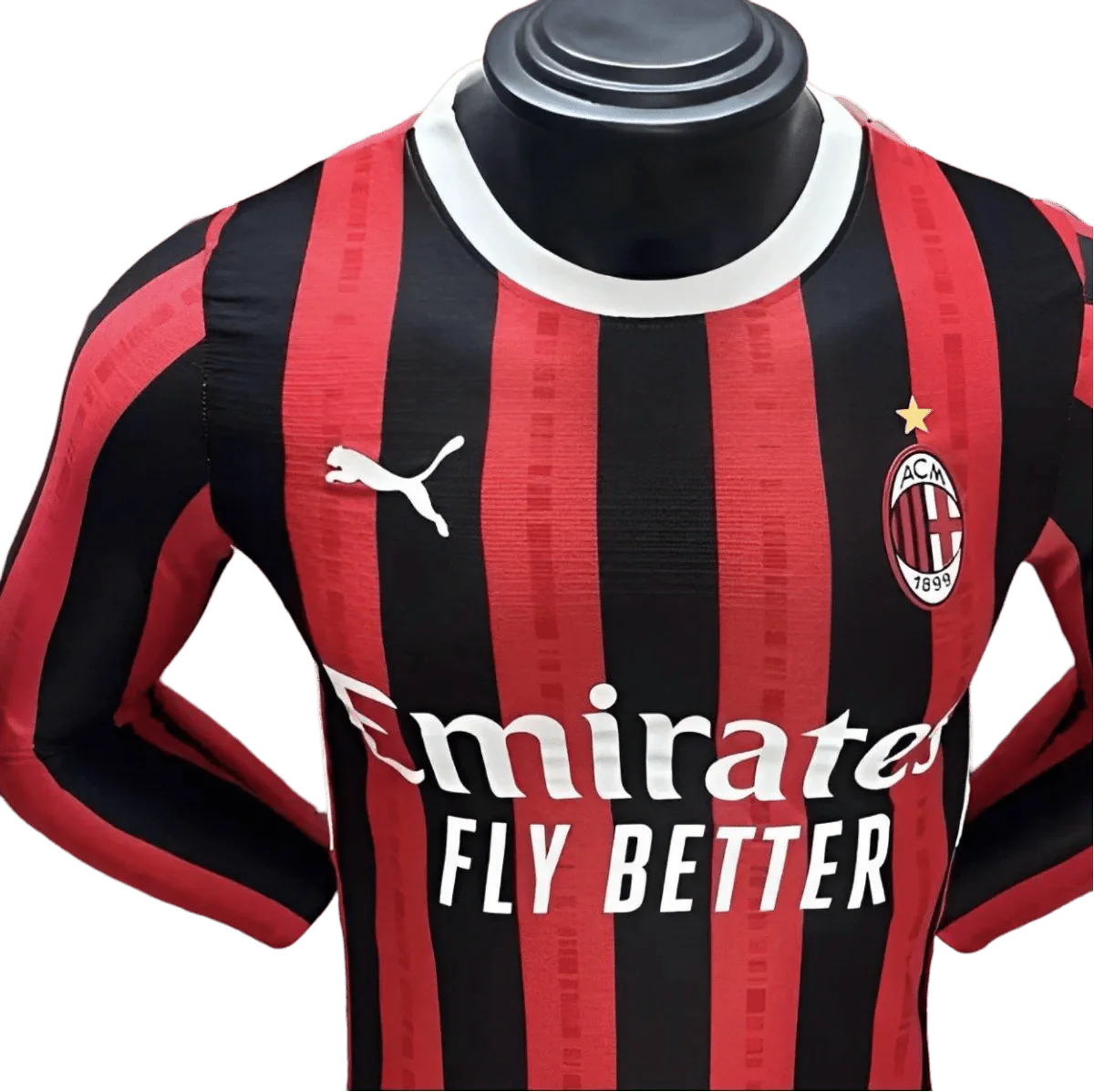 24/25 A.C Milan Long Sleeves Home kit - Goatkits Store