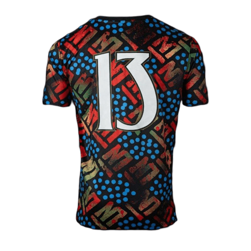 24/25 Olympique Marseille Africa Black Special Pre-Match Kit - Fan Version