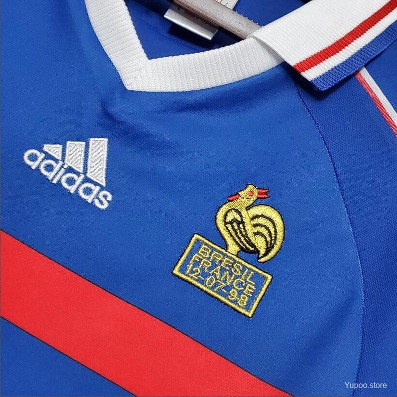 France 1998 jersey - Retro Jersey Home Fan Version