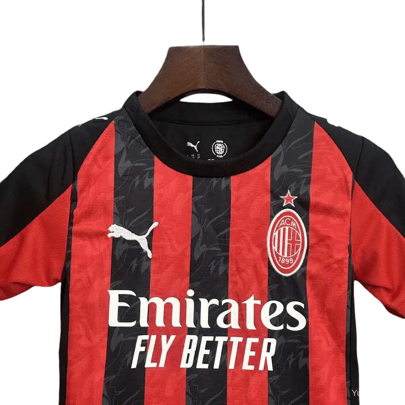 AC Milan Kids Kit - 2025/2026 Home jersey