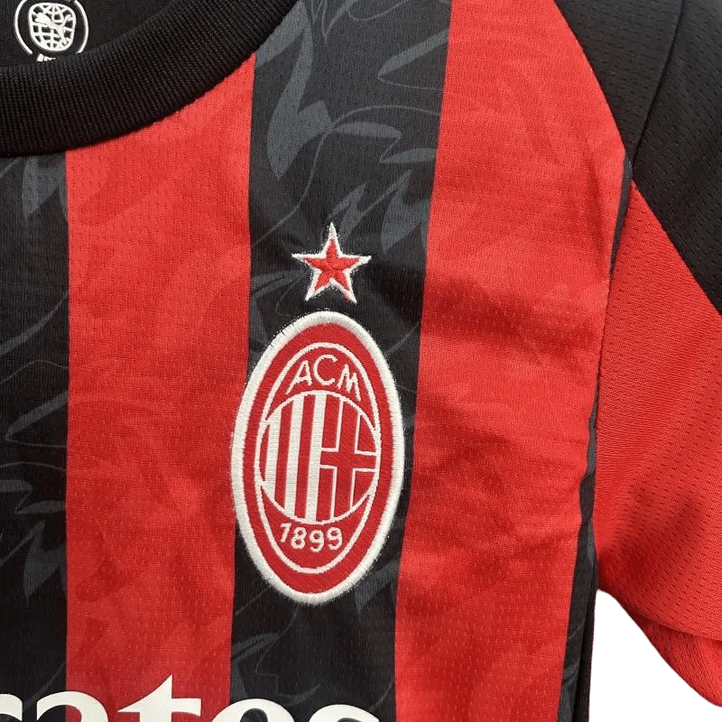 AC Milan Kids Kit - 2025/2026 Home jersey