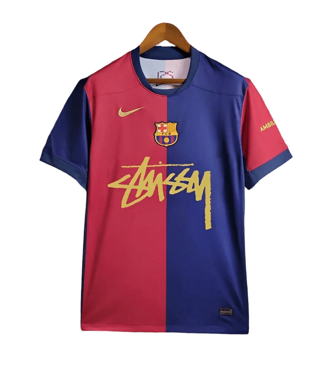 Barcelona x Stussy Soccer Jersey - 2024 Home Limited Edition Jersey - Fan Version