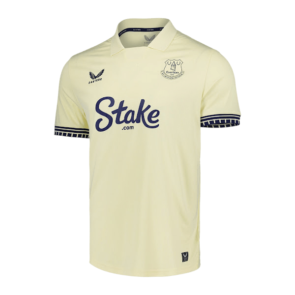 Everton Away Kit 25/26 Fan Version Wax Yellow