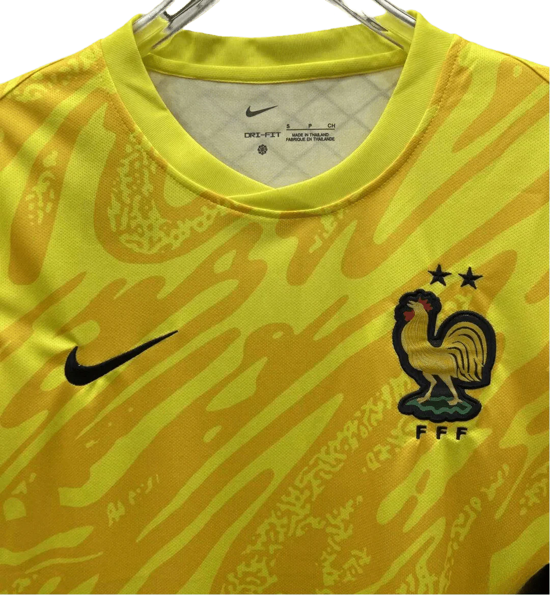 France National Team jersey - 2024 Yellow Goalkeeper Fan Version