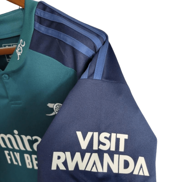Arsenal Third Kit 23/24 Fan Version Blue Teal Design